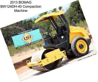 2013 BOMAG BW124DH-40 Compaction Machine