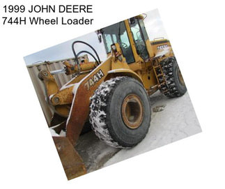 1999 JOHN DEERE 744H Wheel Loader