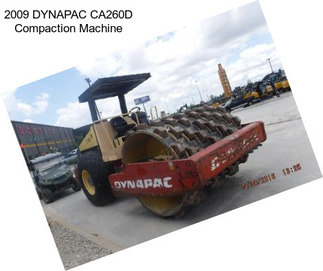 2009 DYNAPAC CA260D Compaction Machine