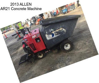 2013 ALLEN AR21 Concrete Machine