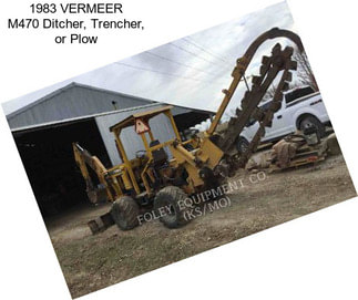 1983 VERMEER M470 Ditcher, Trencher, or Plow