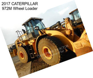 2017 CATERPILLAR 972M Wheel Loader