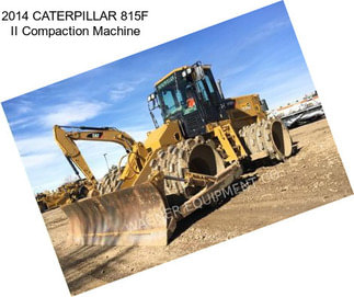 2014 CATERPILLAR 815F II Compaction Machine