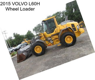 2015 VOLVO L60H Wheel Loader