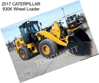 2017 CATERPILLAR 930K Wheel Loader