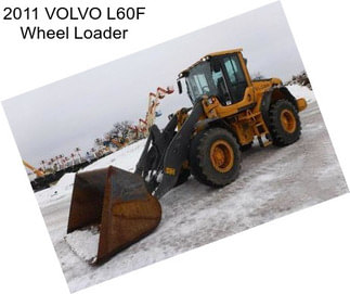 2011 VOLVO L60F Wheel Loader