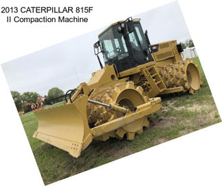 2013 CATERPILLAR 815F II Compaction Machine