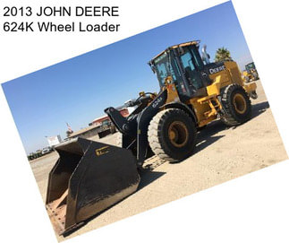 2013 JOHN DEERE 624K Wheel Loader