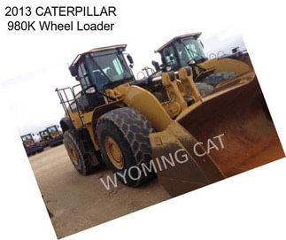 2013 CATERPILLAR 980K Wheel Loader