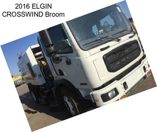 2016 ELGIN CROSSWIND Broom