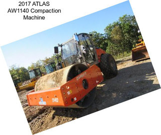 2017 ATLAS AW1140 Compaction Machine