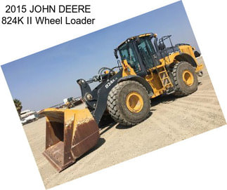 2015 JOHN DEERE 824K II Wheel Loader