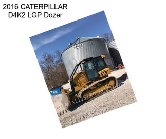 2016 CATERPILLAR D4K2 LGP Dozer