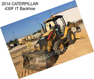 2014 CATERPILLAR 430F IT Backhoe