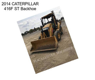 2014 CATERPILLAR 416F ST Backhoe