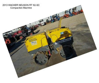 2013 WACKER NEUSON RT 82-SC Compaction Machine