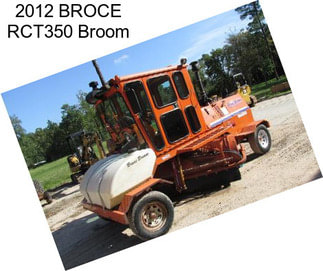 2012 BROCE RCT350 Broom