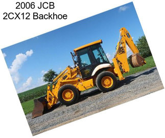 2006 JCB 2CX12 Backhoe