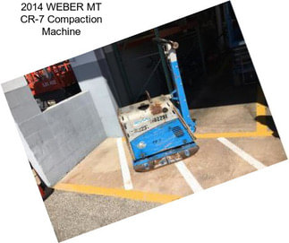 2014 WEBER MT CR-7 Compaction Machine