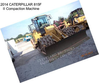 2014 CATERPILLAR 815F II Compaction Machine