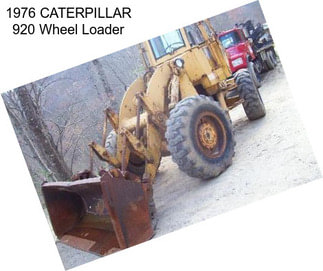 1976 CATERPILLAR 920 Wheel Loader