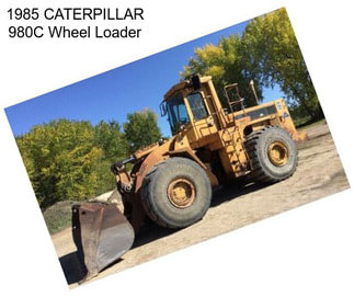 1985 CATERPILLAR 980C Wheel Loader