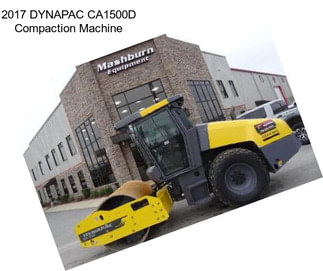2017 DYNAPAC CA1500D Compaction Machine