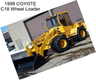 1998 COYOTE C18 Wheel Loader