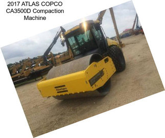 2017 ATLAS COPCO CA3500D Compaction Machine