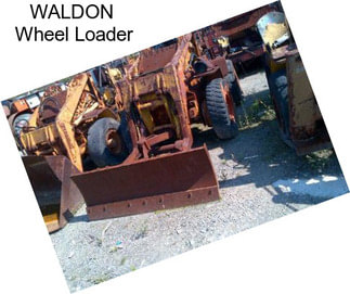 WALDON  Wheel Loader