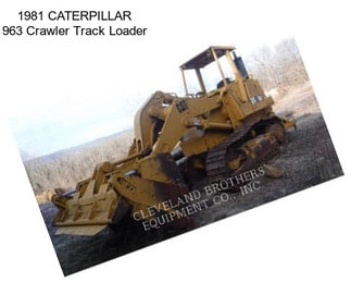 1981 CATERPILLAR 963 Crawler Track Loader