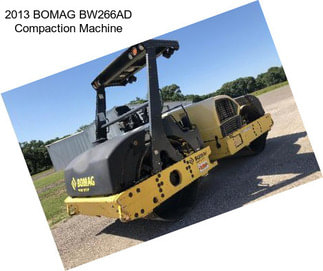 2013 BOMAG BW266AD Compaction Machine