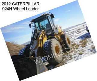 2012 CATERPILLAR 924H Wheel Loader