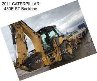 2011 CATERPILLAR 430E ST Backhoe