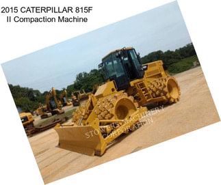 2015 CATERPILLAR 815F II Compaction Machine