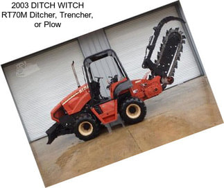 2003 DITCH WITCH RT70M Ditcher, Trencher, or Plow