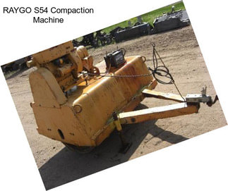 RAYGO S54 Compaction Machine