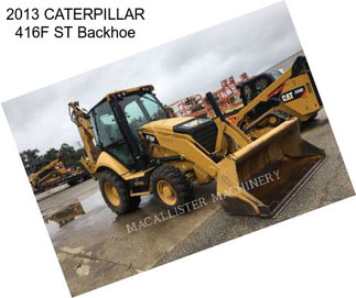 2013 CATERPILLAR 416F ST Backhoe