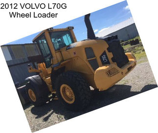 2012 VOLVO L70G Wheel Loader