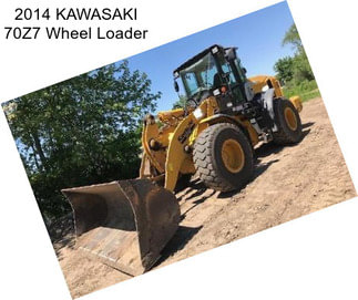 2014 KAWASAKI 70Z7 Wheel Loader