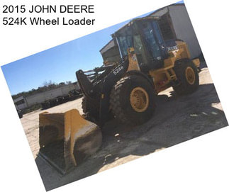 2015 JOHN DEERE 524K Wheel Loader