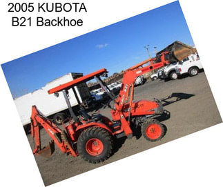 2005 KUBOTA B21 Backhoe