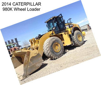 2014 CATERPILLAR 980K Wheel Loader