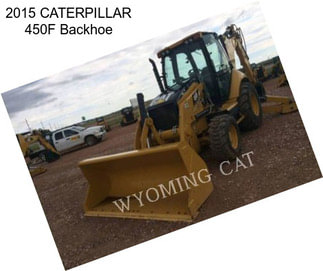 2015 CATERPILLAR 450F Backhoe