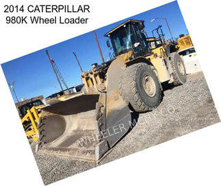 2014 CATERPILLAR 980K Wheel Loader