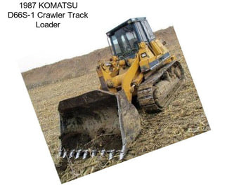 1987 KOMATSU D66S-1 Crawler Track Loader