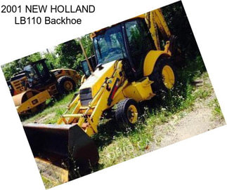 2001 NEW HOLLAND LB110 Backhoe