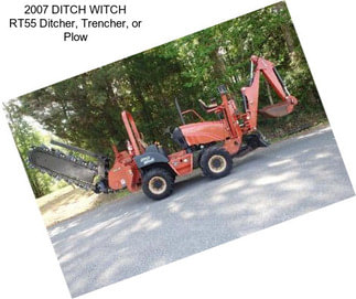 2007 DITCH WITCH RT55 Ditcher, Trencher, or Plow