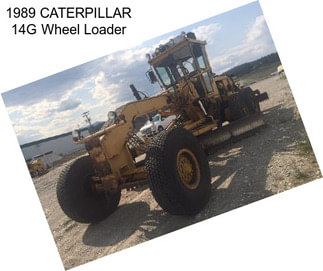 1989 CATERPILLAR 14G Wheel Loader