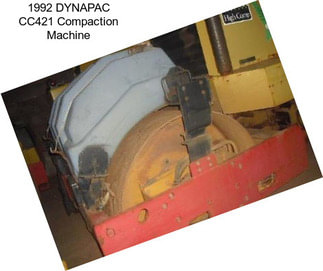 1992 DYNAPAC CC421 Compaction Machine